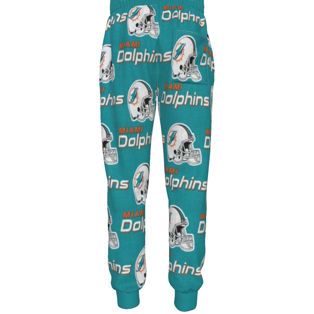 Miami Dolphins Zubaz All-Over Print Men's Sweatpants - Image 2