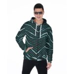 Philadelphia Eagles Zubaz All-Over Print Men's Heavy Fleece Zip Up Hoodie