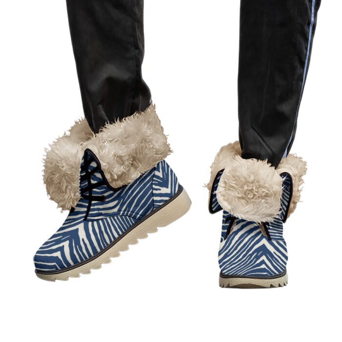 Dallas Cowboys Zubaz All-Over Print Women's Plush Boots - Image 4