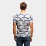 Dallas Cowboys Zubaz All-Over Print Men's O-Neck Sports T-Shirt