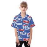 Buffalo Bills Kid's Hawaiian Vacation Shirt - Image 4