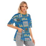 California Los Angeles UCLA Bruins Women's Short Sleeves T-shirt With Hem Split - Image 2