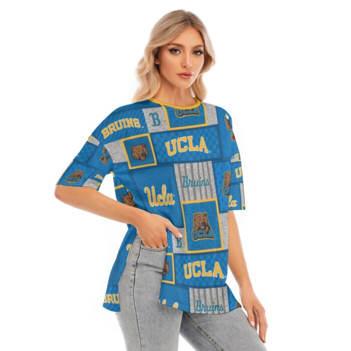 California Los Angeles UCLA Bruins Women's Short Sleeves T-shirt With Hem Split - Image 2