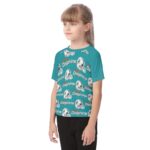 Miami Dolphins Zubaz All-Over Print Kid's Raglan Sleeve T-shirt - Image 3
