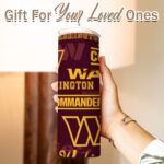 Washington Commanders 20OZ Straight Cup With Sliding Lid - Image 3