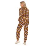 Washington Commanders Zubaz Women's Crop Sweatshirt Suit - Image 4