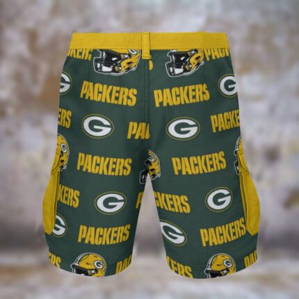 Green Bay Packers All-Over Print Men's Cargo Shorts
