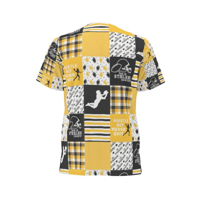 Pittsburgh Steelers All-Over Print  Men's African Dashiki Shirt - Image 1