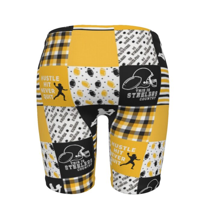 Pittsburgh Steelers All-Over Print Women's Shorts - Image 4
