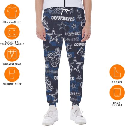 Dallas Cowboys Zubaz All-Over Print Men's Sweatpants