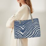 Dallas Cowboys Zubaz Stylish PU Leather Tote Bag - Image 4