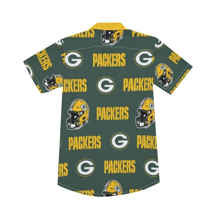 Green Bay Packers All-Over Print Men's Deep V-neck Short Sleeve T-shirt - Image 6