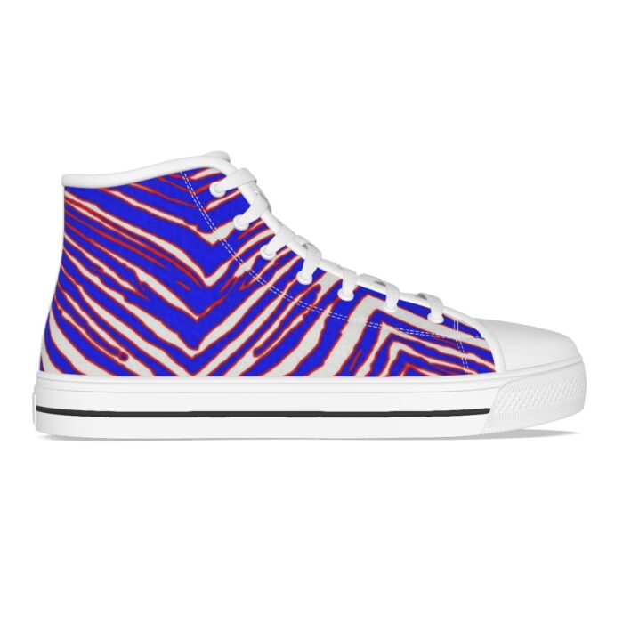 Buffalo Bills Zubaz Men's Canvas Shoes - Image 5