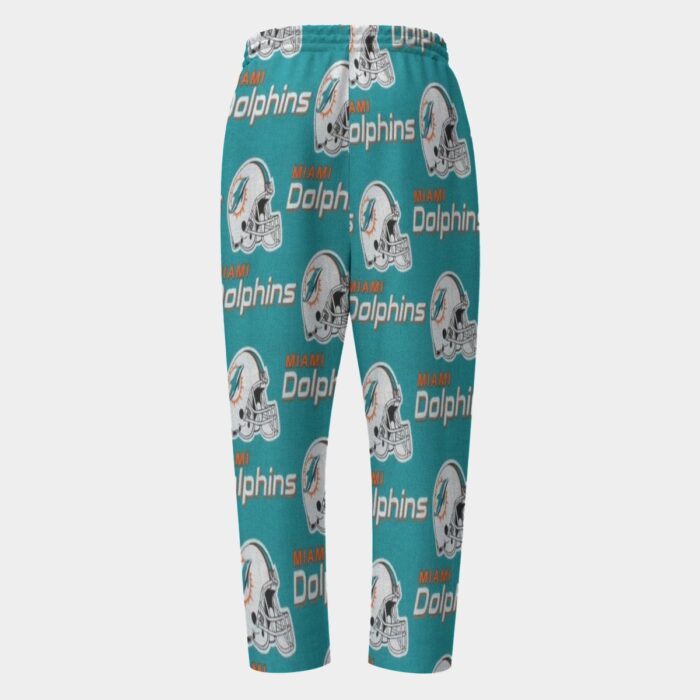 Miami Dolphins Zubaz All-Over Print Men's Harem Sports Pants - Image 1