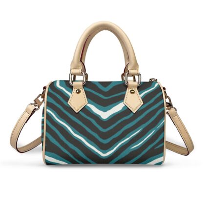 Philadelphia Eagles Zubaz Classic Barrel-Shaped PU Leather Handbag