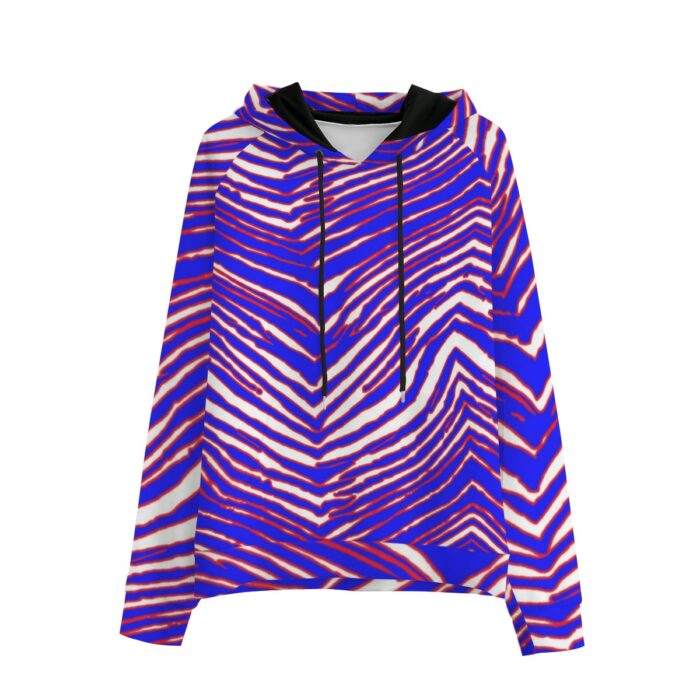 Buffalo Bills Zubaz All-Over Print Men's Raglan Pullover Hoodie | Interlock - Image 4