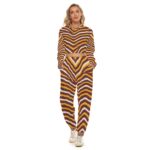 Washington Commanders Zubaz Women's Crop Sweatshirt Suit