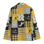Pittsburgh Steelers Zubaz All-Over Print Men's Casual Flat Lapel Collar Blazer