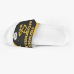 Pittsburgh Steelers Zubaz Men's Velcro Slippers - Image 7