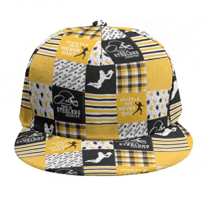 Pittsburgh Steelers Baseball Cap With Flat Brim - Image 3