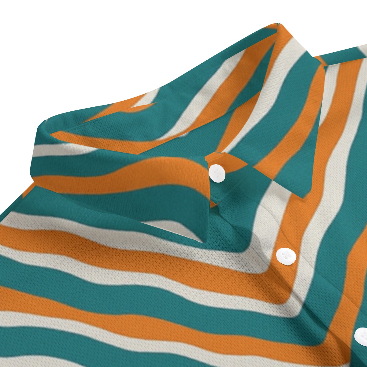 Miami Dolphins Zubaz All-Over Print Men's Polo Shirt | Birdseye