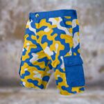 Los Angeles Chargers camo Cargo Shorts - Image 3