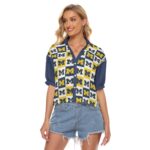 University of Michigan - Wolverines Women's V-neck Shirts