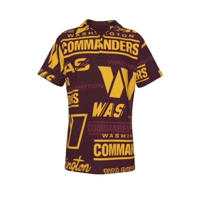 Washington Commanders  Men's Polo Shirt - Image 1
