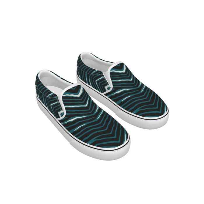 Philadelphia Eagles Zubaz Men's Slip On Sneakers - Image 2
