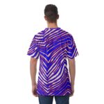 Buffalo Bills Zubaz All-Over Print Men's T-Shirt | Velvet - Image 3