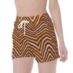 Washington Commanders zubaz Wide Waistband Sport Shorts - Image 3