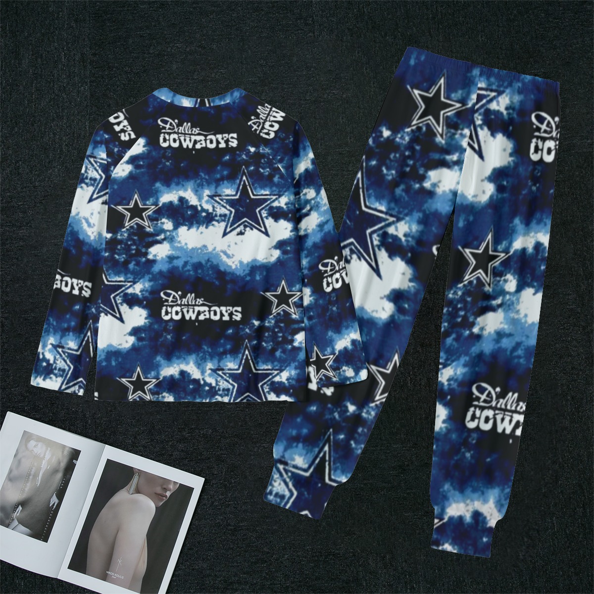 Dallas Cowboys Zubaz All-Over Print Women's Sleep Pajamas - Image 4