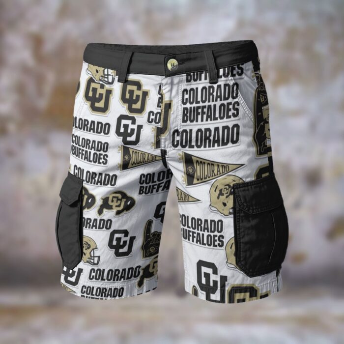 Colorado Buffalones Print Men's Cargo Shorts - Image 1