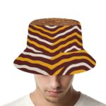 Washington Commanders zubaz  Bucket Hat