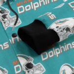 Miami Dolphins Zubaz All-Over Print Men's Varsity Jacket - Image 3