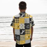 Pittsburgh Steelers Zubaz All-Over Print Men's Fashion Short Sleeve Shirt