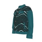 Philadelphia Eagles Zubaz All-Over Print Unisex Lapel Jacket | 245GSM Cotton - Image 4