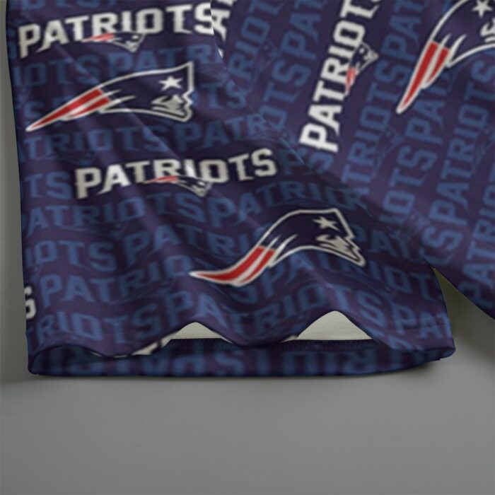 New England Patriots Zubaz All-Over Print Women's V-neck T-shirt With Short Sleeve - Image 3