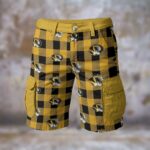 Missouri - Tigers university tartan Cargo Shorts - Image 3