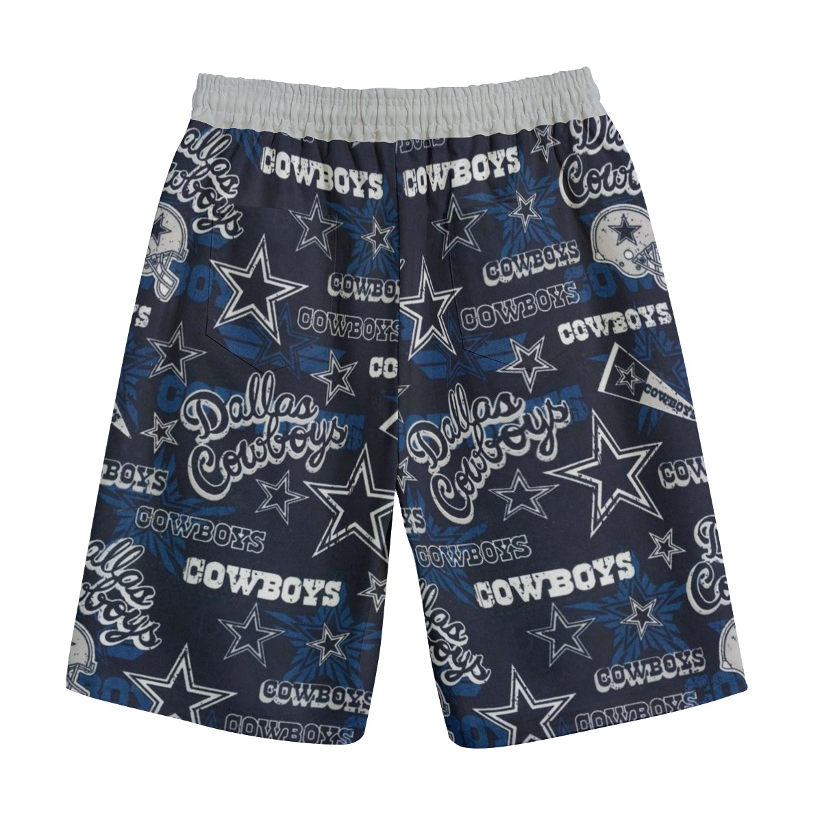 Dallas Cowboys Zubaz All-Over Print Unisex Straight Casual Short | 245GSM Cotton - Image 4