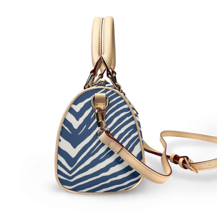 Dallas Cowboys Zubaz Classic Barrel-Shaped PU Leather Handbag - Image 7
