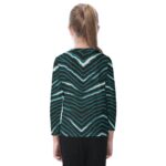 Philadelphia Eagles Zubaz All-Over Print Kid's O-neck Long Sleeve T-shirt - Image 4