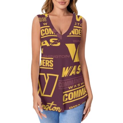 Washington Commanders Women's Sports Vest|180GSM COTTON