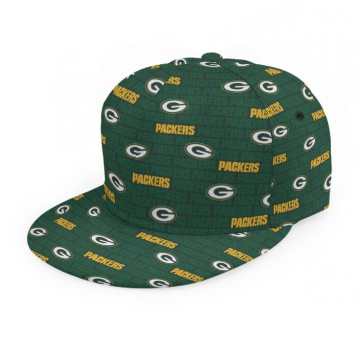Green Bay Packers Baseball Cap With Flat Brim - Image 2
