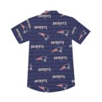 New England Patriots All-Over Print Men's Deep V-neck Short Sleeve T-shirt