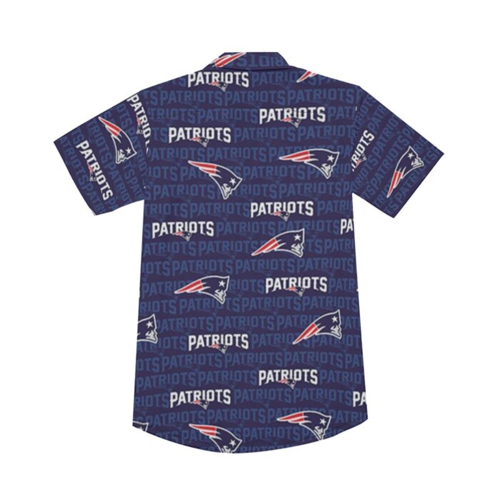 New England Patriots All-Over Print Men's Deep V-neck Short Sleeve T-shirt - Image 1