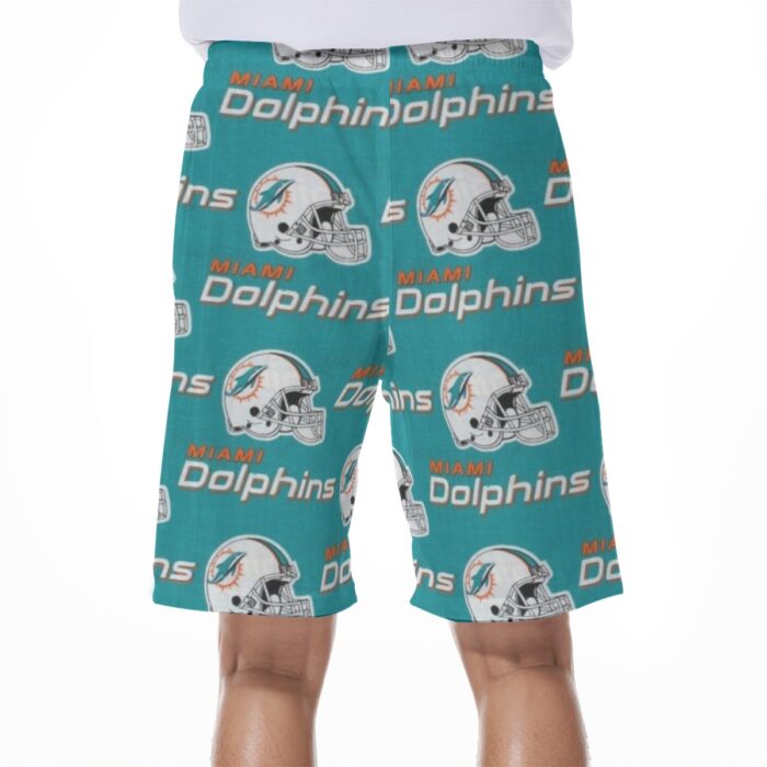 Miami Dolphins Zubaz All-Over Print Men's Beach Shorts - Image 3