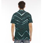 Philadelphia Eagles Zubaz All-Over Print Men's Polo Shirt | Velvet - Image 2
