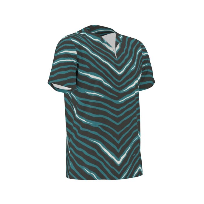 Philadelphia Eagles Zubaz All-Over Print  Men's African Dashiki Shirt - Image 3