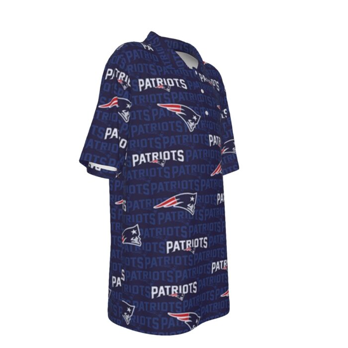 New England Patriots All-Over Print Teenage UV Protection POLO Shirt - Image 1